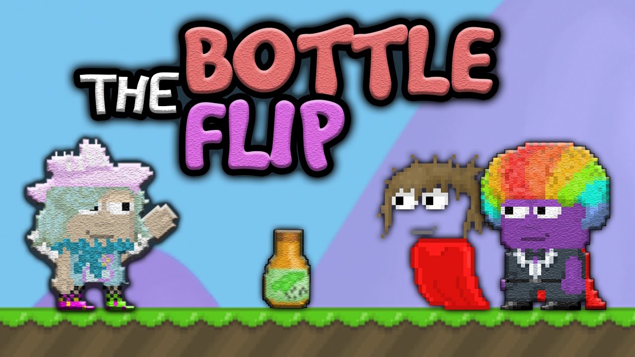 Growtopia - The Bottle Flip (Animation)