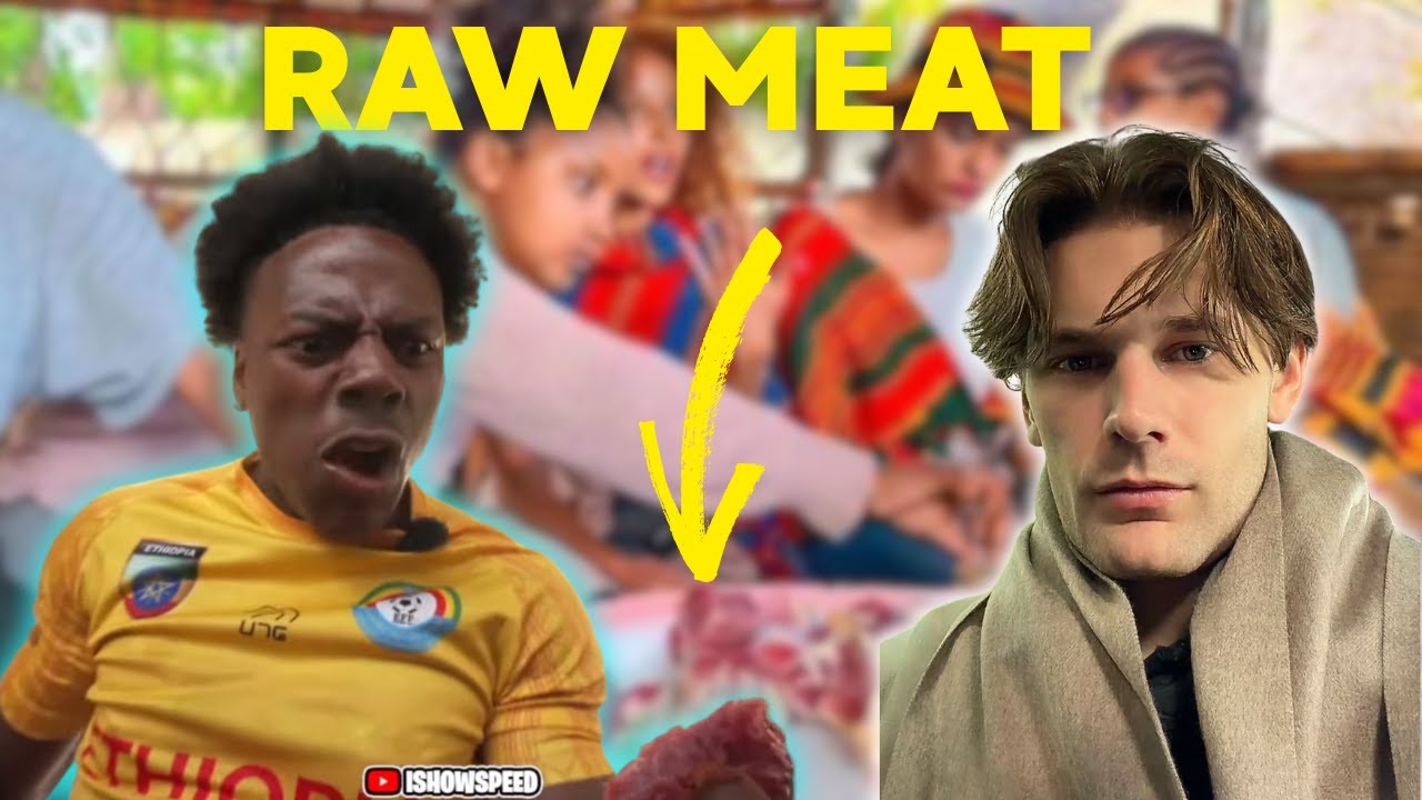 IShowSpeed Tries Raw Meat for the First Time (Unexpected Reaction)