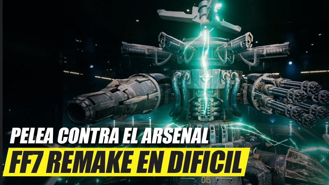 Como Derrotar A El Arsenal En Difícil FF7 Remake - Español Latino - YouTube