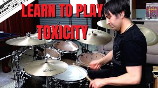 How to play 'Toxicity' by System of a Down on Drums - Drum Lesson