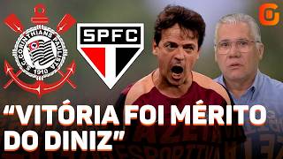 "O Diniz colocou o Roger NO BOLSO ontem! O São Paulo não viu a bola contra o Corinthians", Garraffa