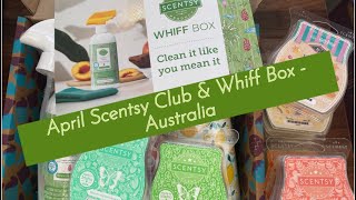 One and done Scentsy club order with April Whiff Box - R3 Australia