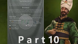 CIVILIZATION VI: GATHERING STORM Walkthrough Gameplay Part 10 - SULEIMAN (Ottomans)