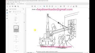 Grove Crane TMS 700 Series Superstructure Operator's & Safety Handbook Manual
