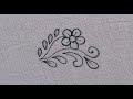 Simple Flower Embroidery Design. Embroidery Design for Beginners. Needle work.