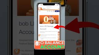 BOB Zero Balance Account Opening Online | Bank Of Baroda Online Account Opening