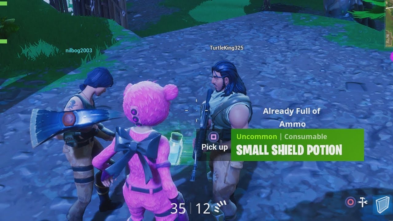 The Sharing Is Caring Pink Bear! Fortnite Trolling