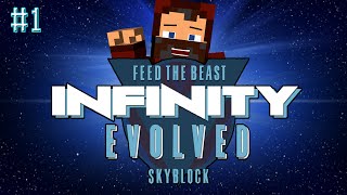 "LET'S SEE HOW THIS GOES!" INFINITY EVOLVED SKYBLOCK #1