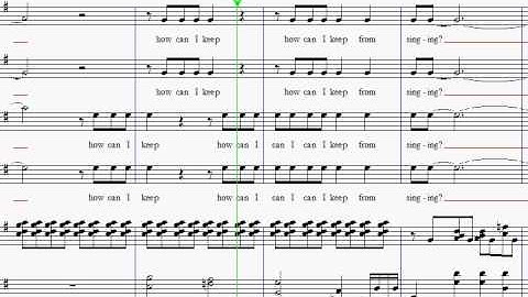 How Can I Keep from Singing? (Walker) - Alto