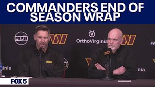 Commanders end of season press conference | FOX 5 DC