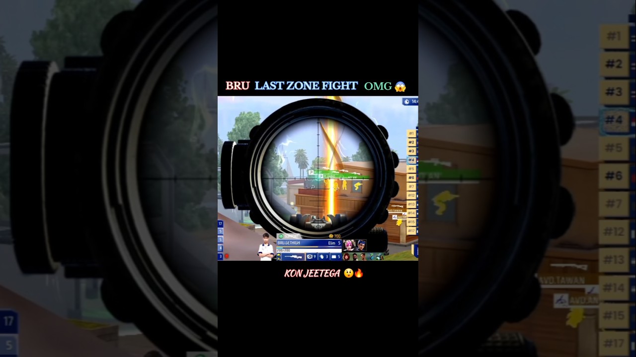 Bru wassana is on  fire 🔥I LAST zone booyah😲|