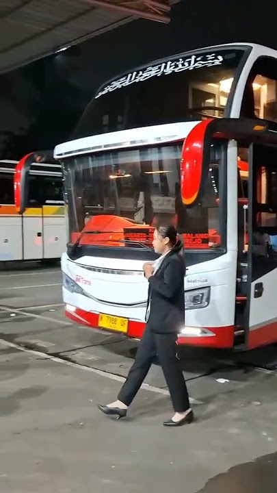 Story'WA pramugari bus M TRANS terbaru  #busmania #busmalam #pramugaribus #mtrans #cinematicbus