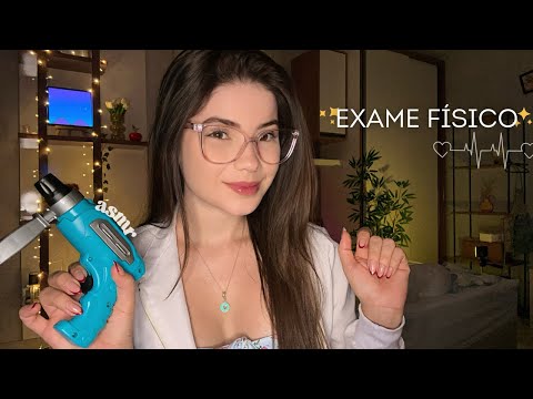 asmr exame físico corpo inteiro
