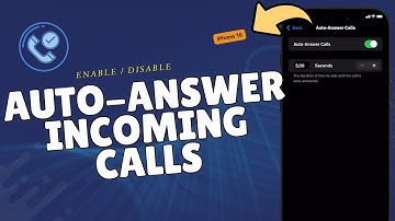 How to Enable/Disable Auto-Answer Calls on iPhone 16