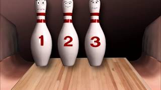 Learn to Count 1, 2, 3 to 10 | Singing Bowling Pin fun for Kids