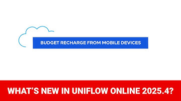 uniFLOW Online 2025.4 - Budget Recharge from Supported Mobile Devices