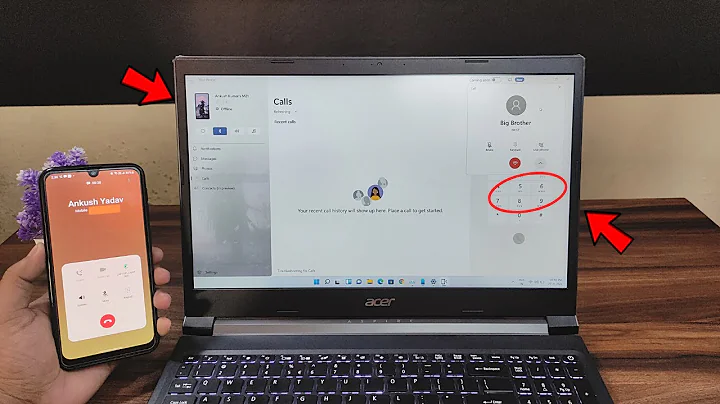 How do I transfer a call from my phone to my laptop? (2023)