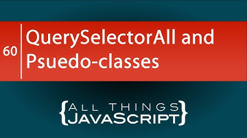 JavaScript Tip: Using Pseudo-classes with querySelectorAll