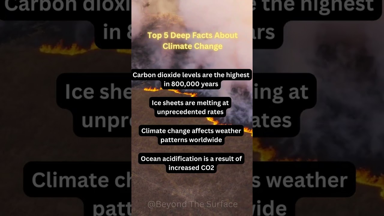 Top 5 Deep Facts About Climate Change