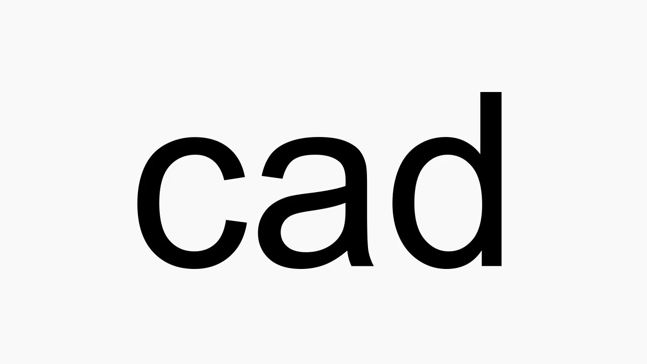 How to pronounce cad