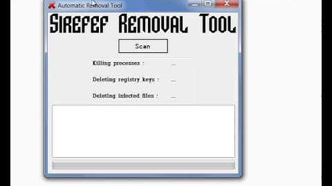 How To Remove Sirefef Virus ( Trojan Horse) - Sirefef Removal Tool