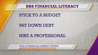 BBB offers tips on how to better manage your money