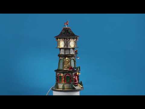 Lemax Christmas Clock Tower - Büyüklere Oyuncaklar Lemax Christmas Clock Tower - Büyüklere Oyuncaklar