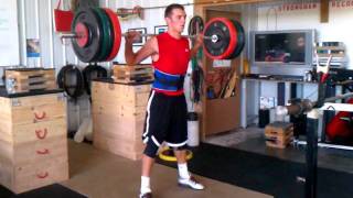 Bo Bower West Branch High School back squat 135kg x 5