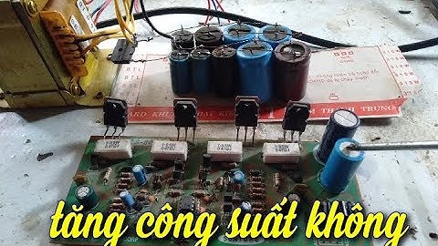 Cách lắp thêm tụ cho ampli đơn giản