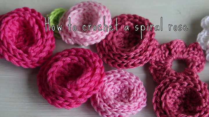 Create Enchanting Crochet Spiral Roses