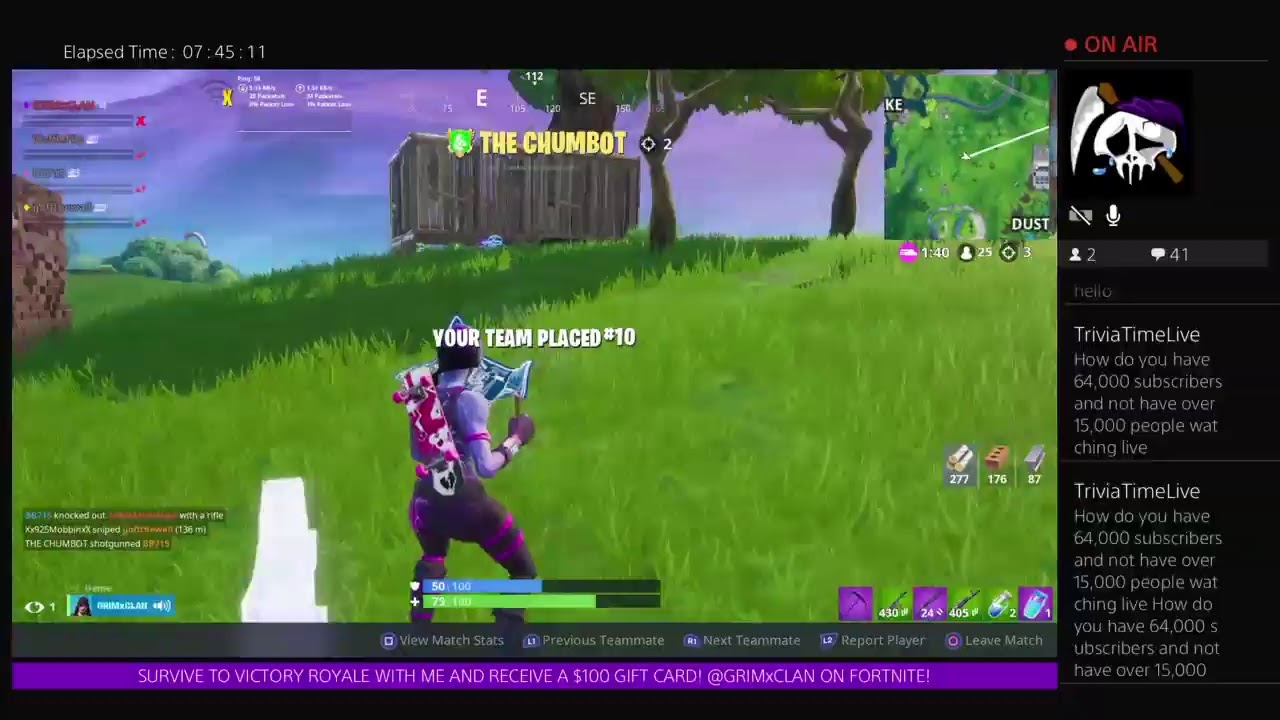 FORTNITE: Season 9: Week 4