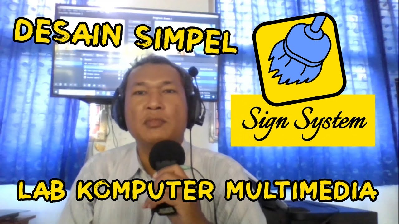 Mendesain SIGN SYSTEM SEDERHANA Untuk Lab Komputer Dengan CorelDraw ...