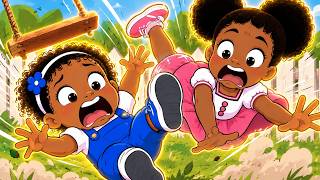 Gracie and Sister FALL FROM THE WOODEN SWING!! 10 screen Layout Tutorial 