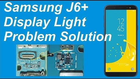 Samsung j6 display light problem after screen lock |tariq tech tv