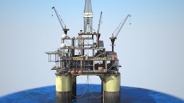 3D Model: Oil Rig - CGriver.com