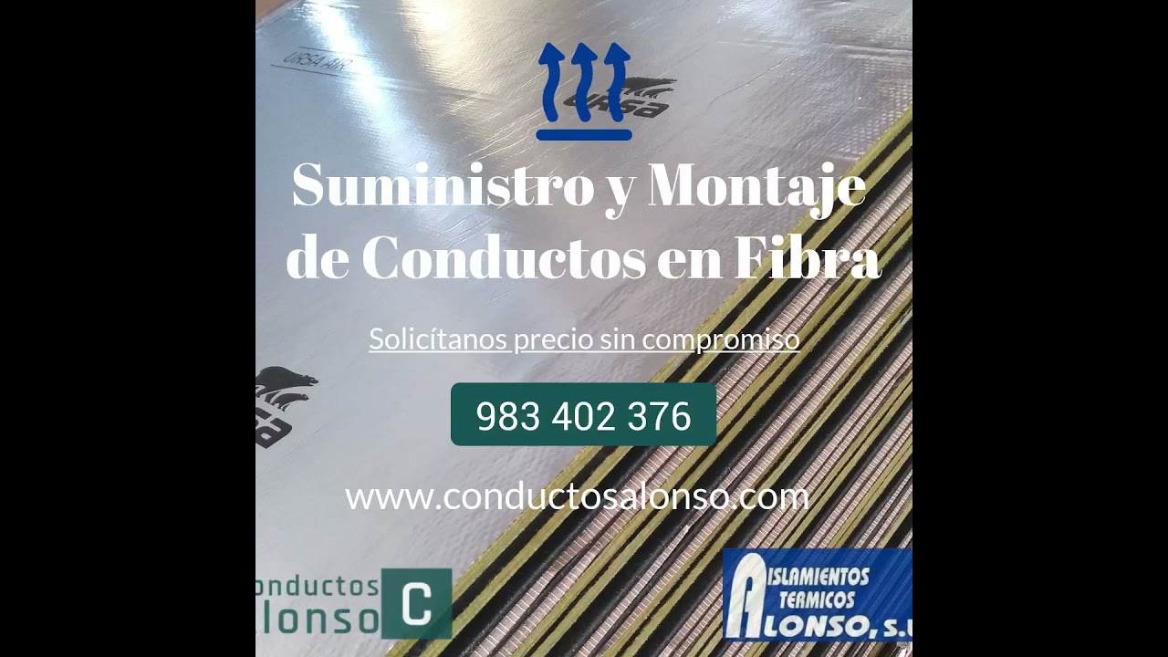 Conductos de fibra  ursa para ventilación y extracción