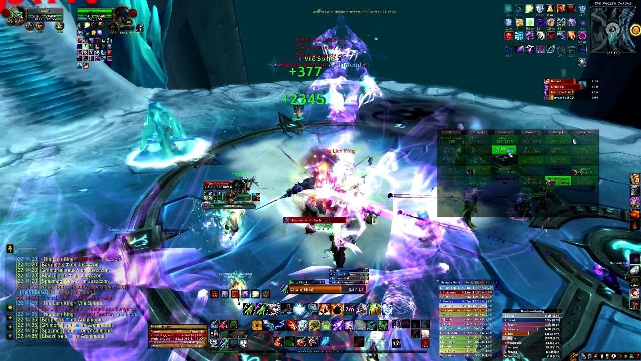 Lich King 25 Norm - Until Down - Angrathar Wotlk 3.3.5a
