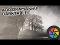 Add drama to your landscape photos with Darktable - #8 Misty Trees on Rydal Water