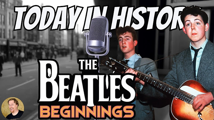 THE DAY John Lennon Met Paul McCartney | Today in History (1957)