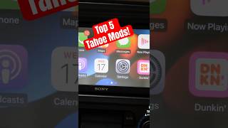 These are my top 5 favorite Tahoe mods so far! #shorts #mods #tahoe #carplay