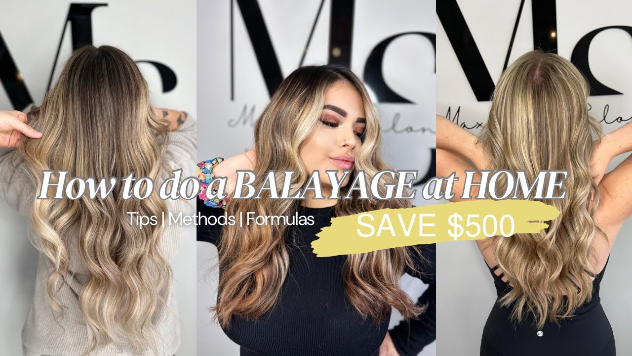 How do a BALAYAGE at HOME (SAVE $500) - YouTube