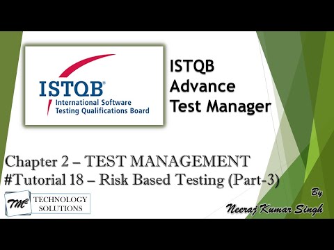 ISTQB Test Manager | 2.3.1 Risk-Based Testing (Part-3) | Risk Mitigation | ISTQB Tutorials