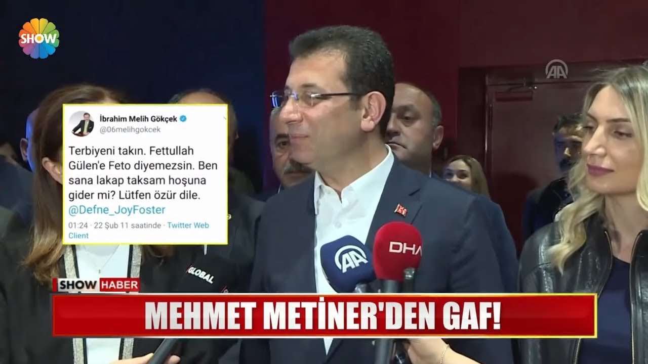 Mehmet Metiner'den gaf! - YouTube