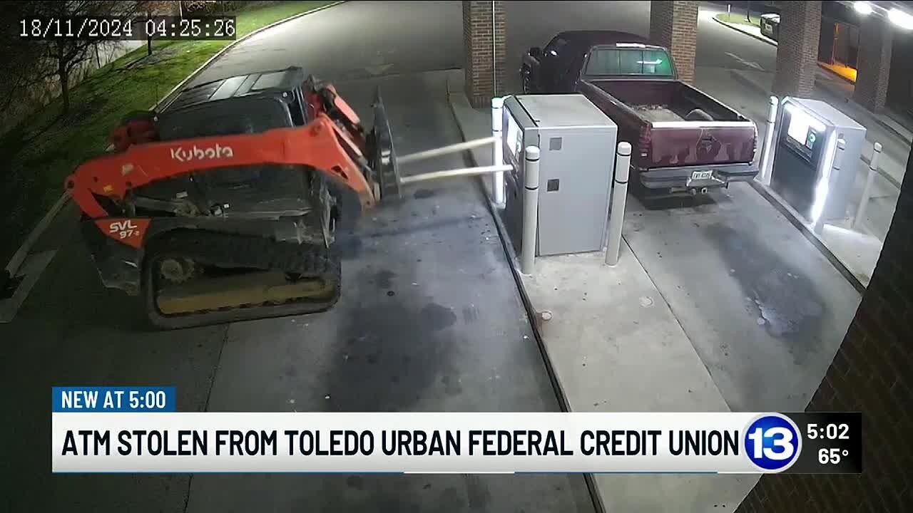 ATM stolen from Toledo Urban Federal Credit Union