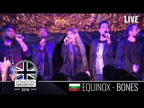 EQUINOX - Bones - 1st LIVE PERFORMANCE -  Eurovision 2018 - Bulgaria - LONDON EUROVISION 2018