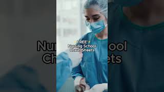 ✨FREE✨ Nursing School Cheat Sheets