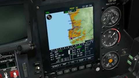 DCS Black Shark Ka-50 ABRIS Advanced Moving Map System (Part 1)