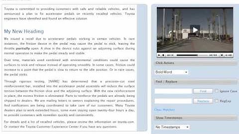 Viewing and Editing Your Transcript and Closed Caption Files