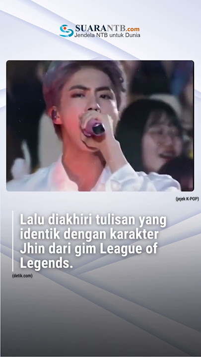 PESAN JIN BTS UNTUK PARA ARMY