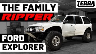 Long travel Ford Explorer built for a family!